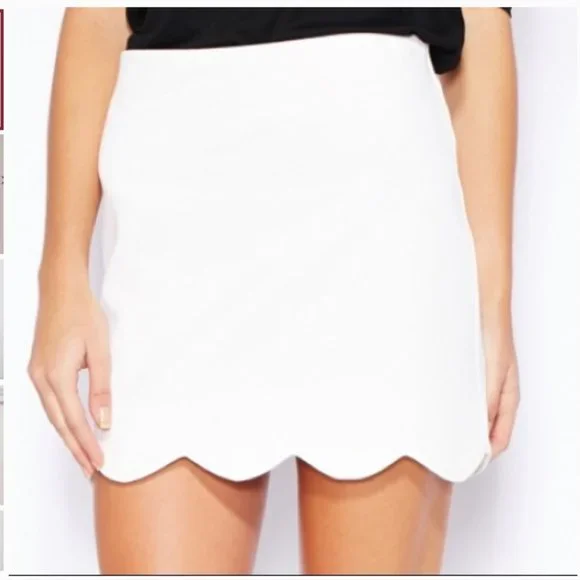 White mini skirt topshop new arrivals